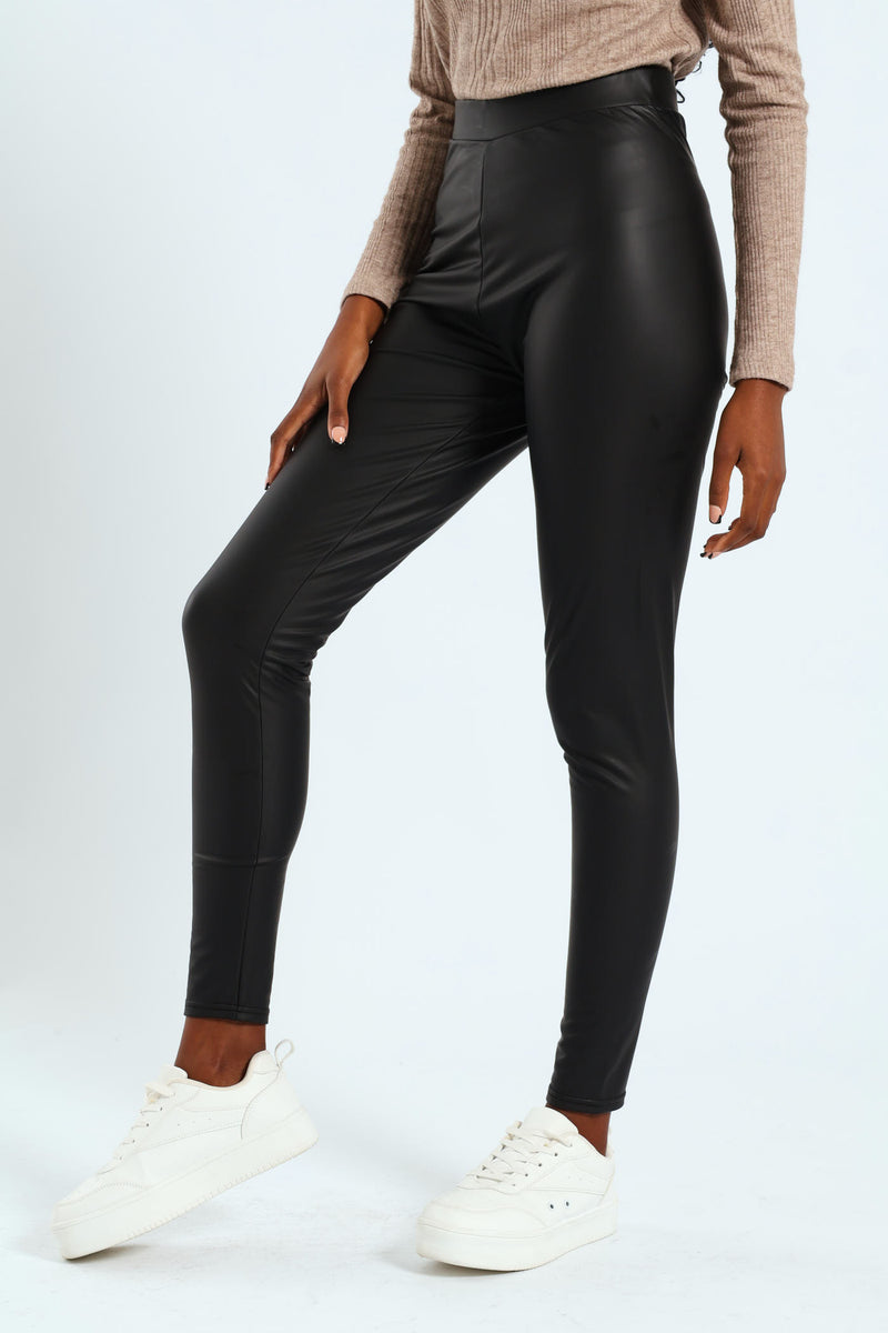 PU Legging - Black