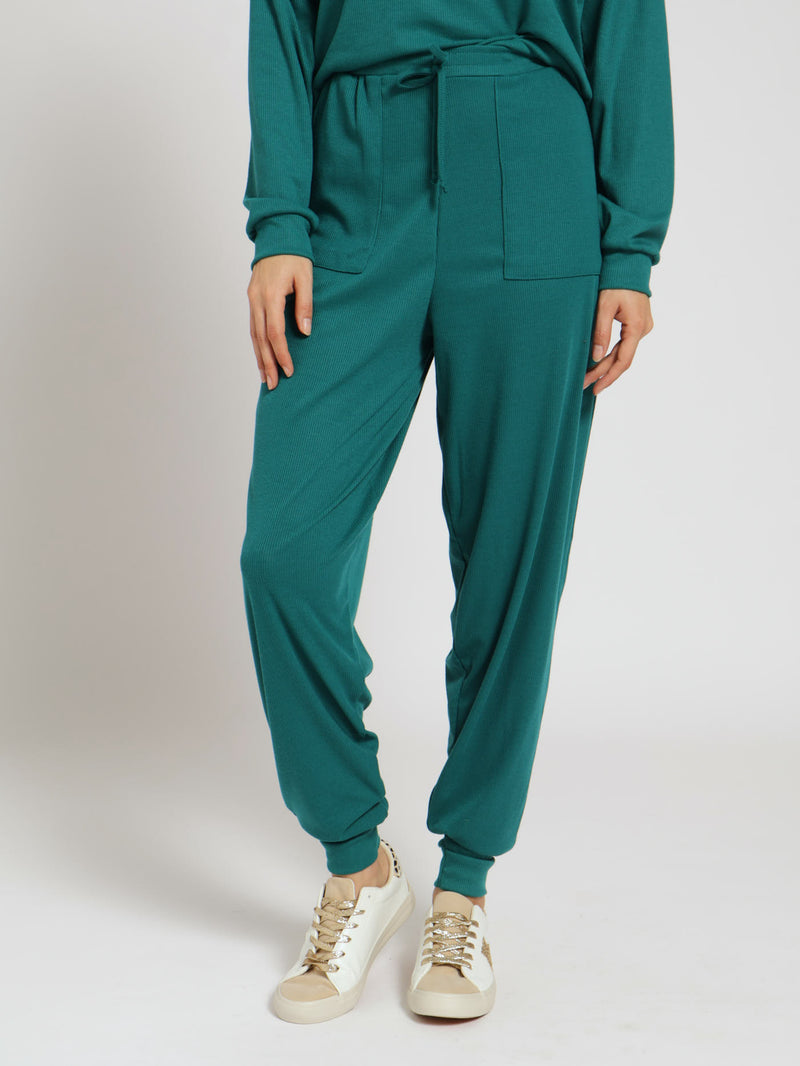 Textured Pant - Teal