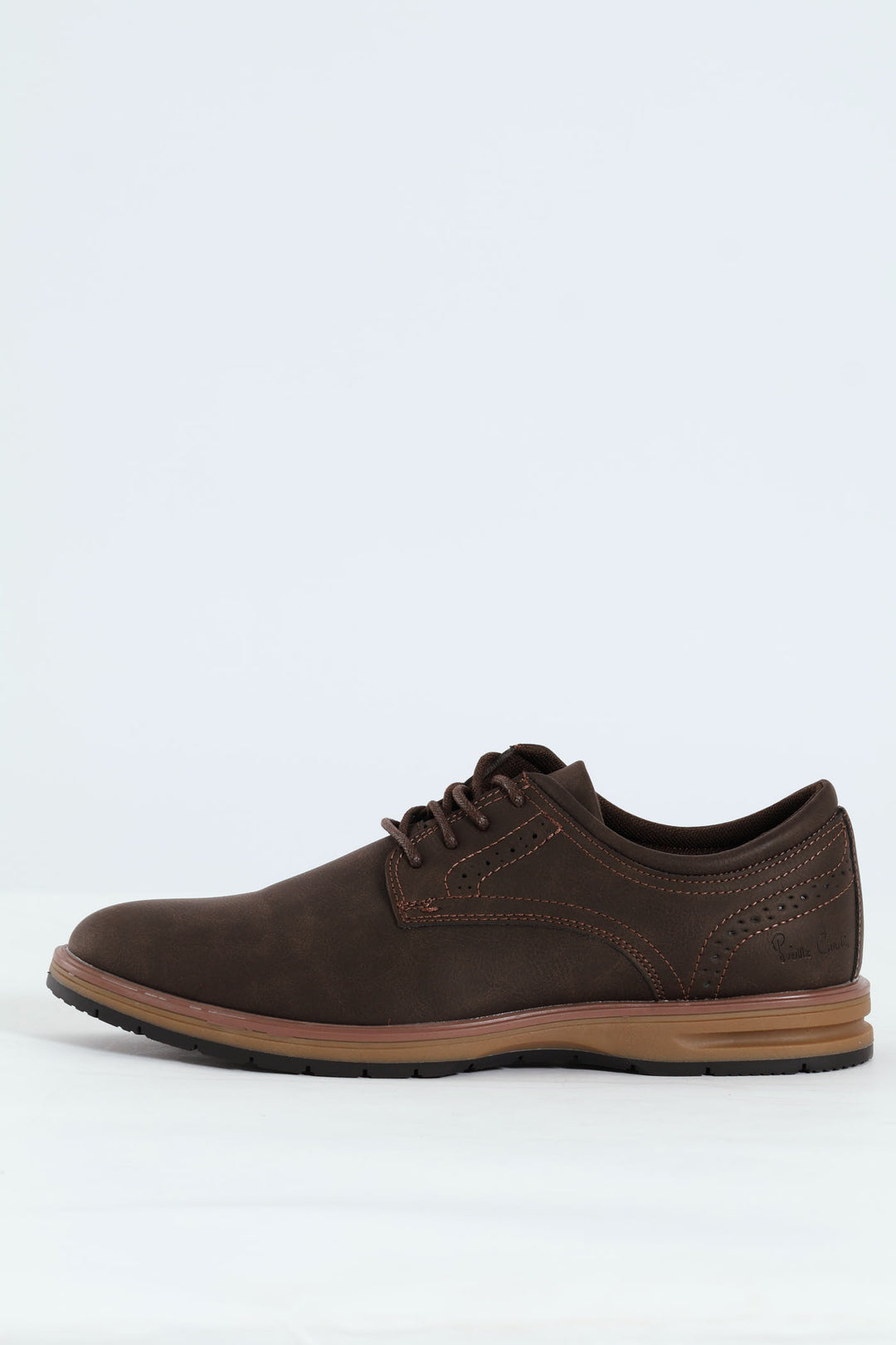 Smart Casual Lace Up Derby Shoe - Brown