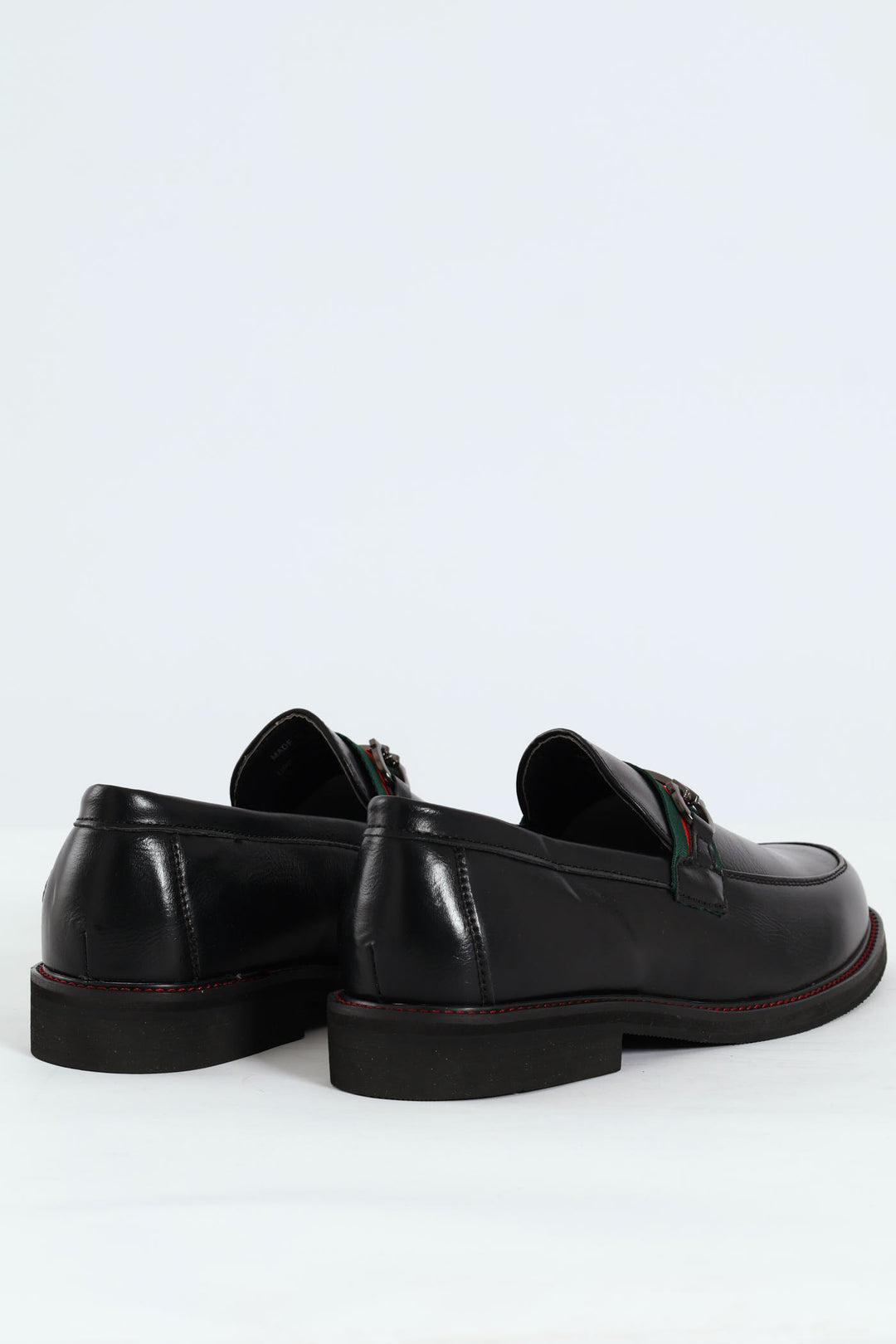 Tape & Trim Upper Detail Slip On Formal Shoe  - Black