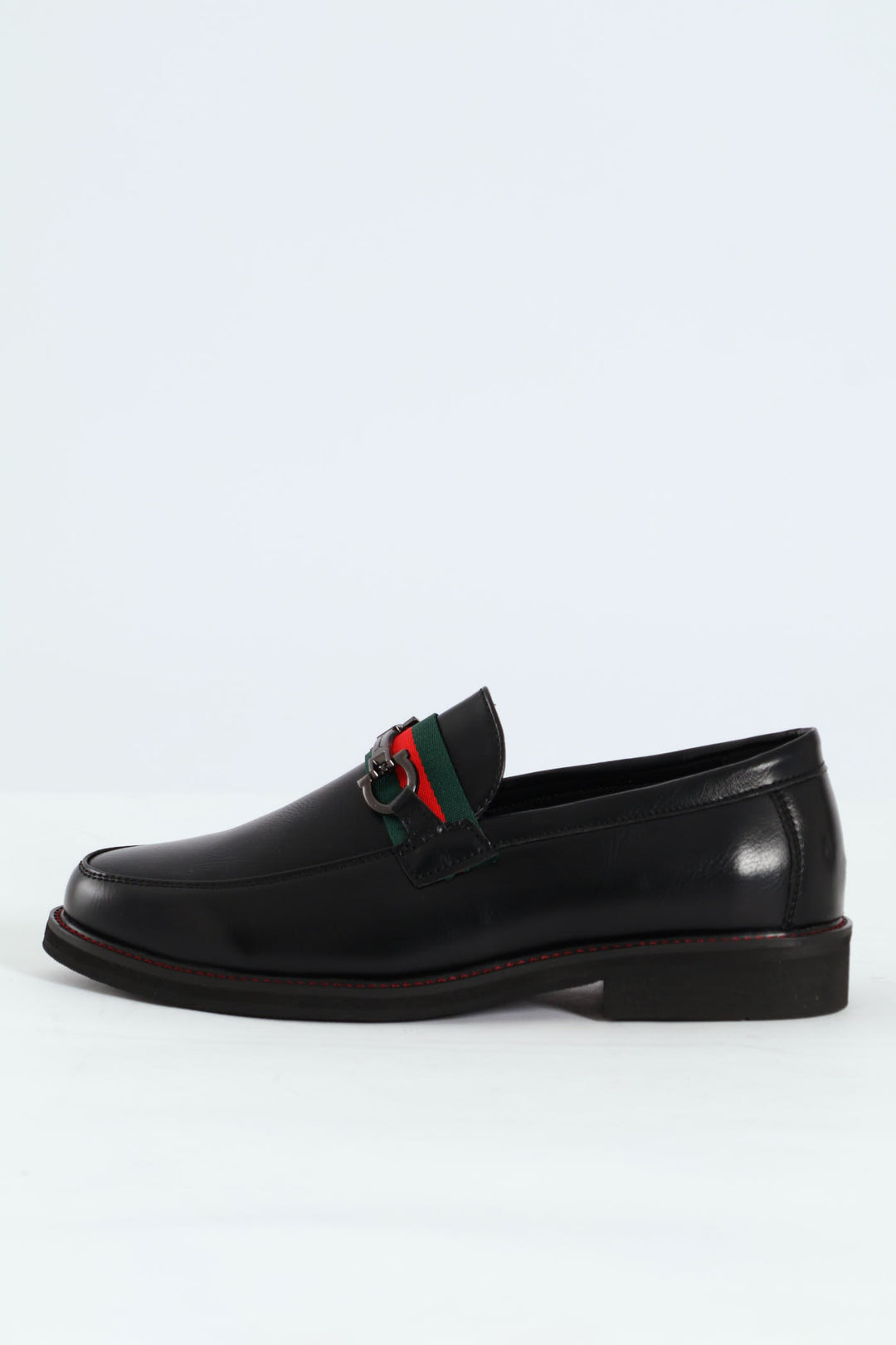 Tape & Trim Upper Detail Slip On Formal Shoe  - Black
