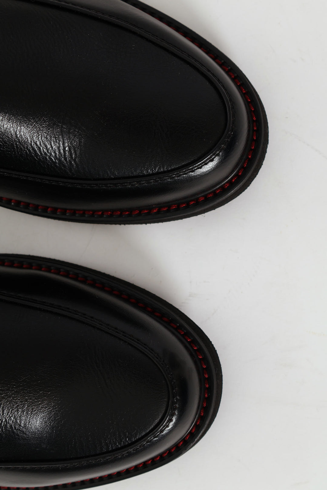 Tape & Trim Upper Detail Slip On Formal Shoe  - Black