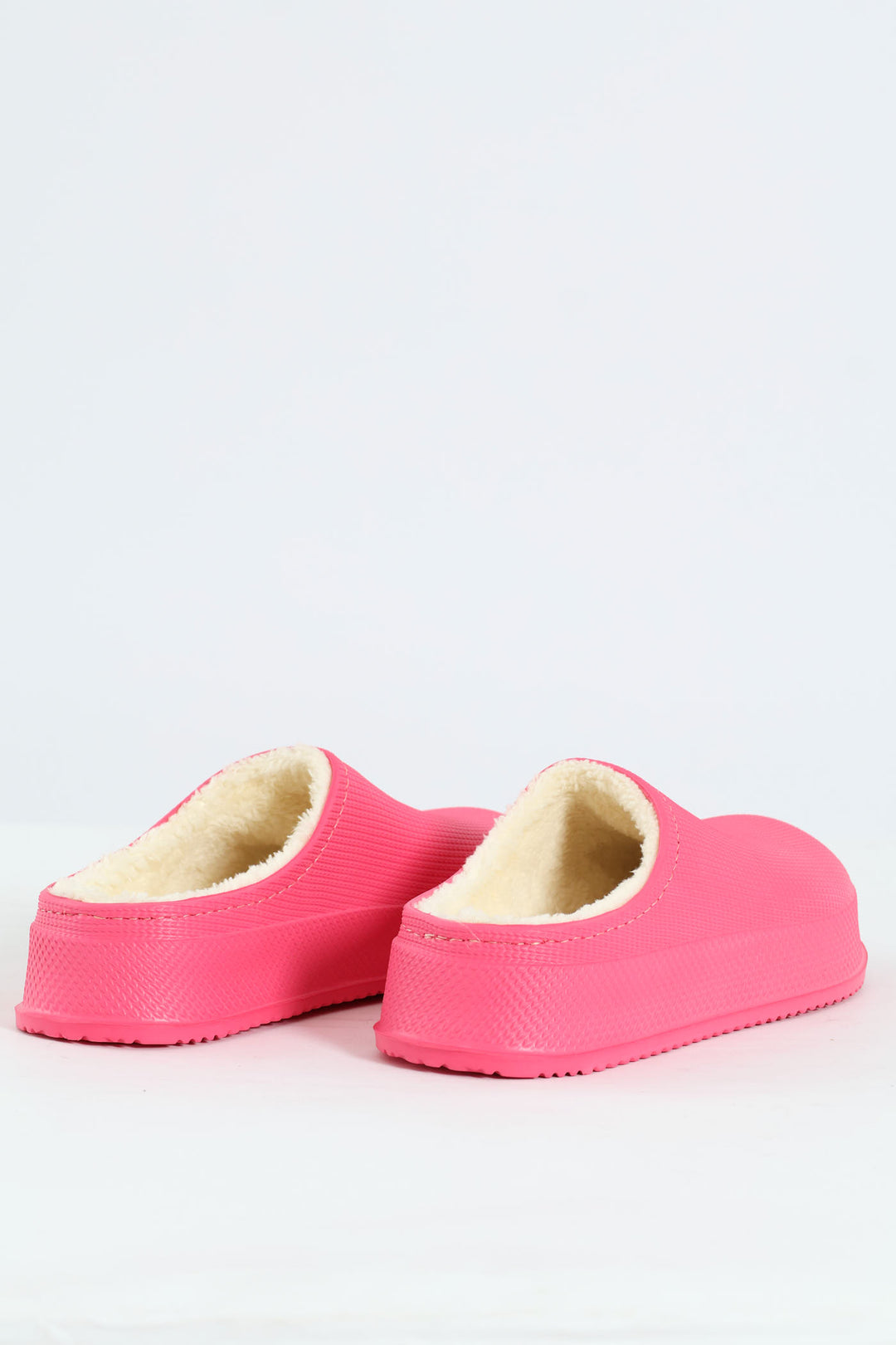 Lined Closed Toe Eva Clog - Cerise