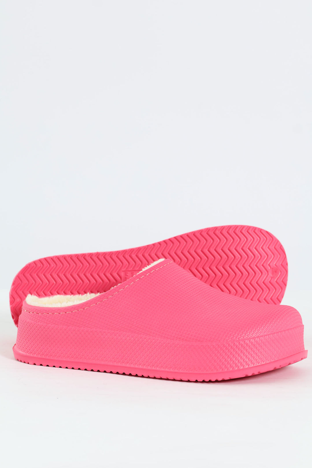 Lined Closed Toe Eva Clog - Cerise