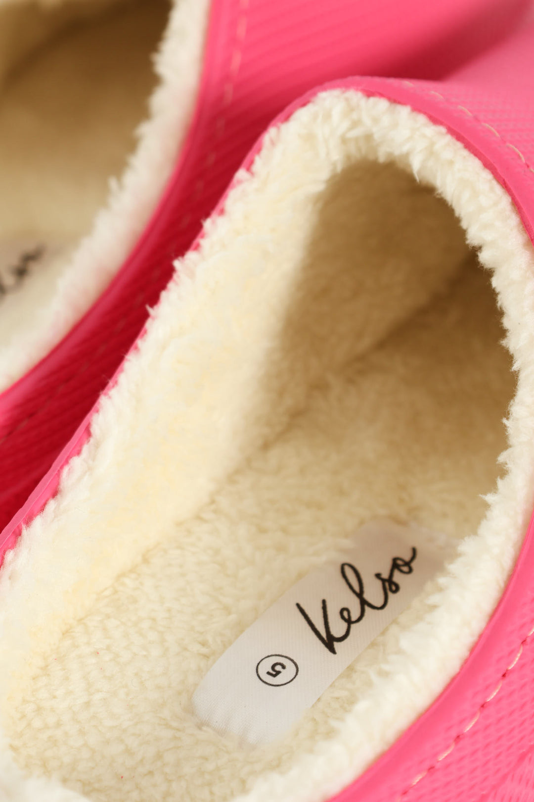 Lined Closed Toe Eva Clog - Cerise