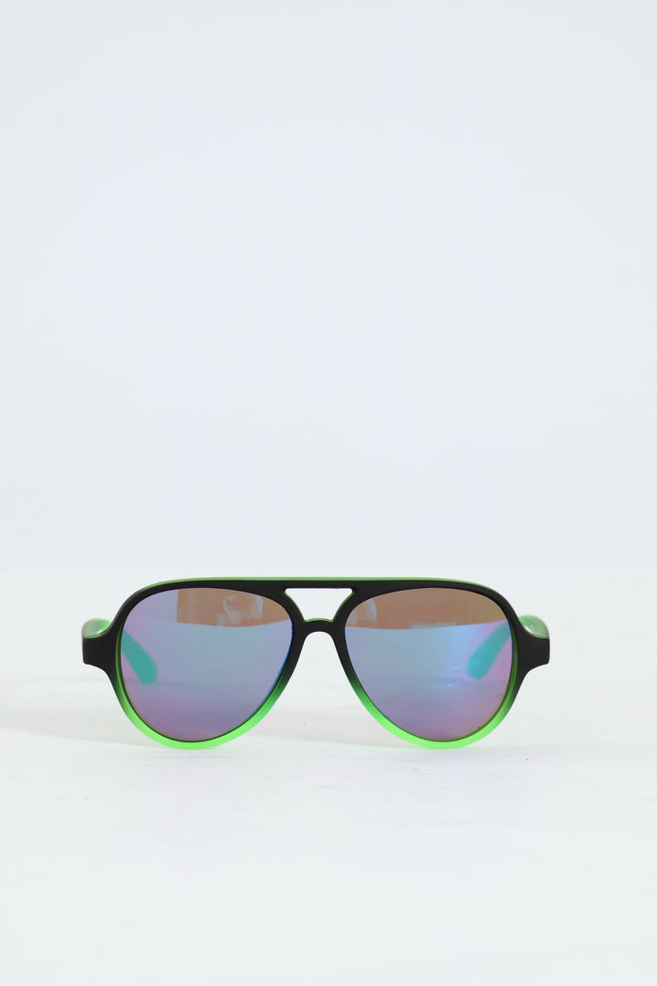 Pre-Boys Soft Touch Matte Aviator Sunnies