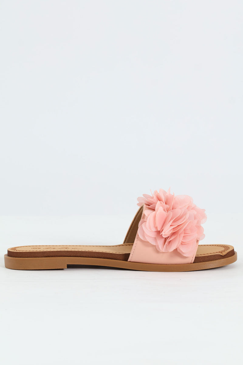 Floral Summer Sandal - Blush