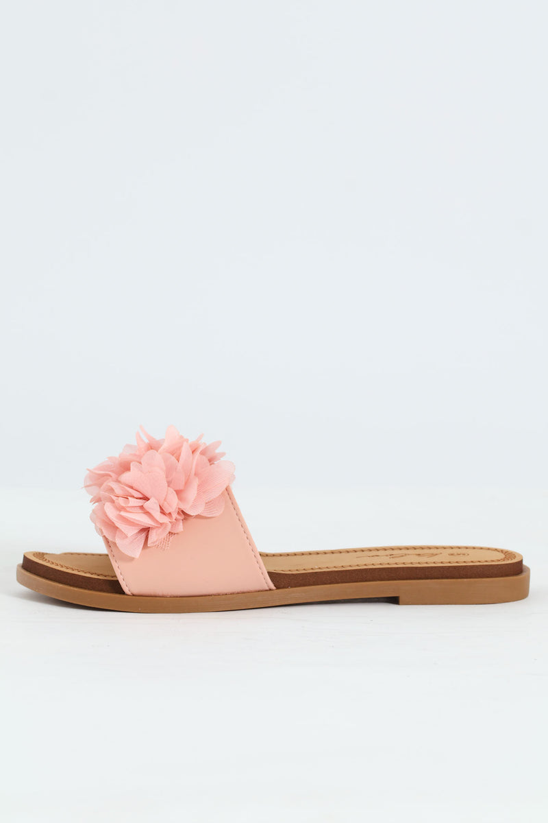 Floral Summer Sandal - Blush