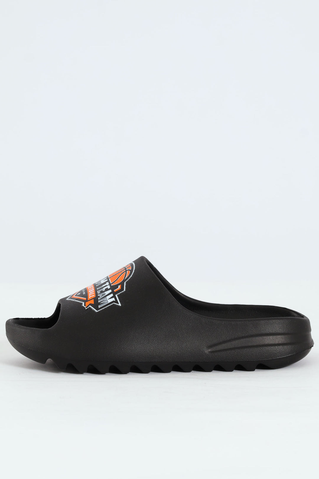 Boys Basketball Slide Sandal - Black