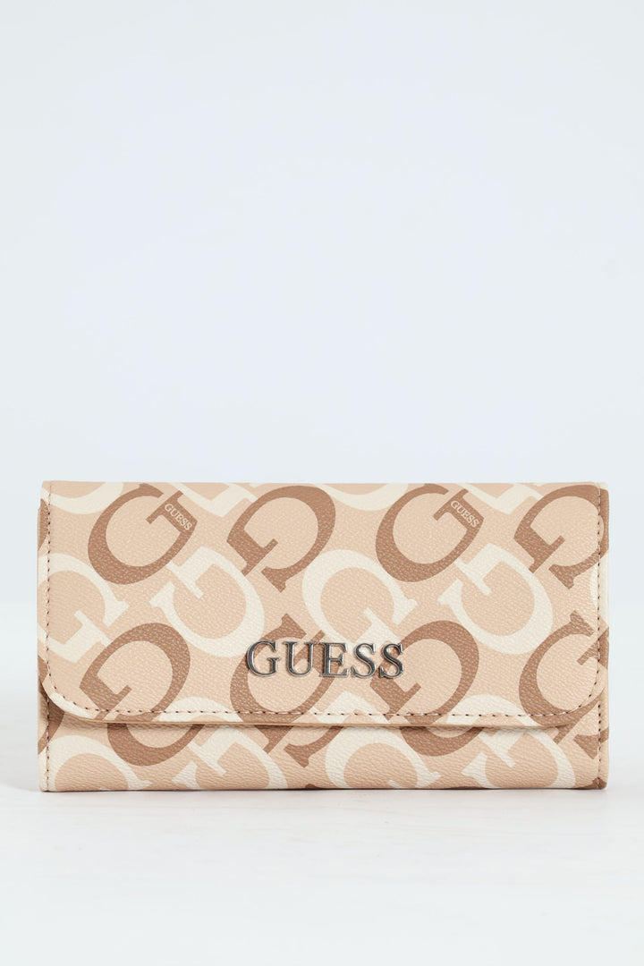 Abbas Slim Clutch Purse - Caramel