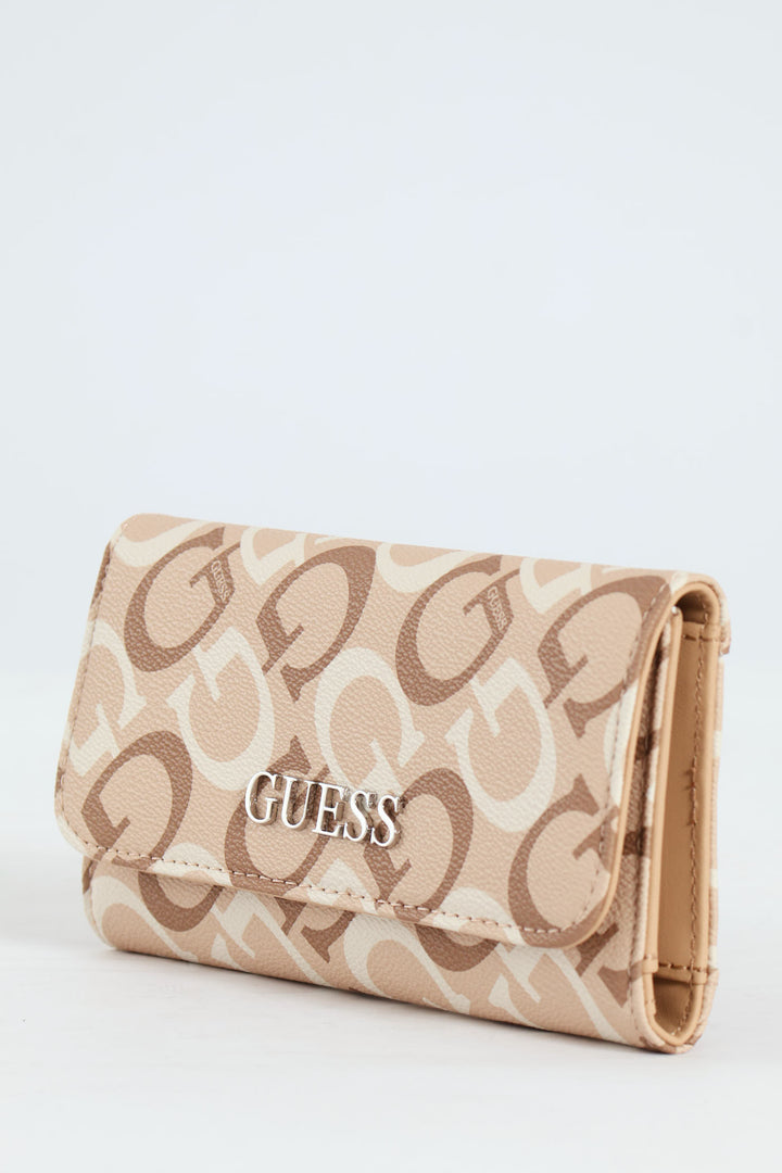 Abbas Slim Clutch Purse - Caramel
