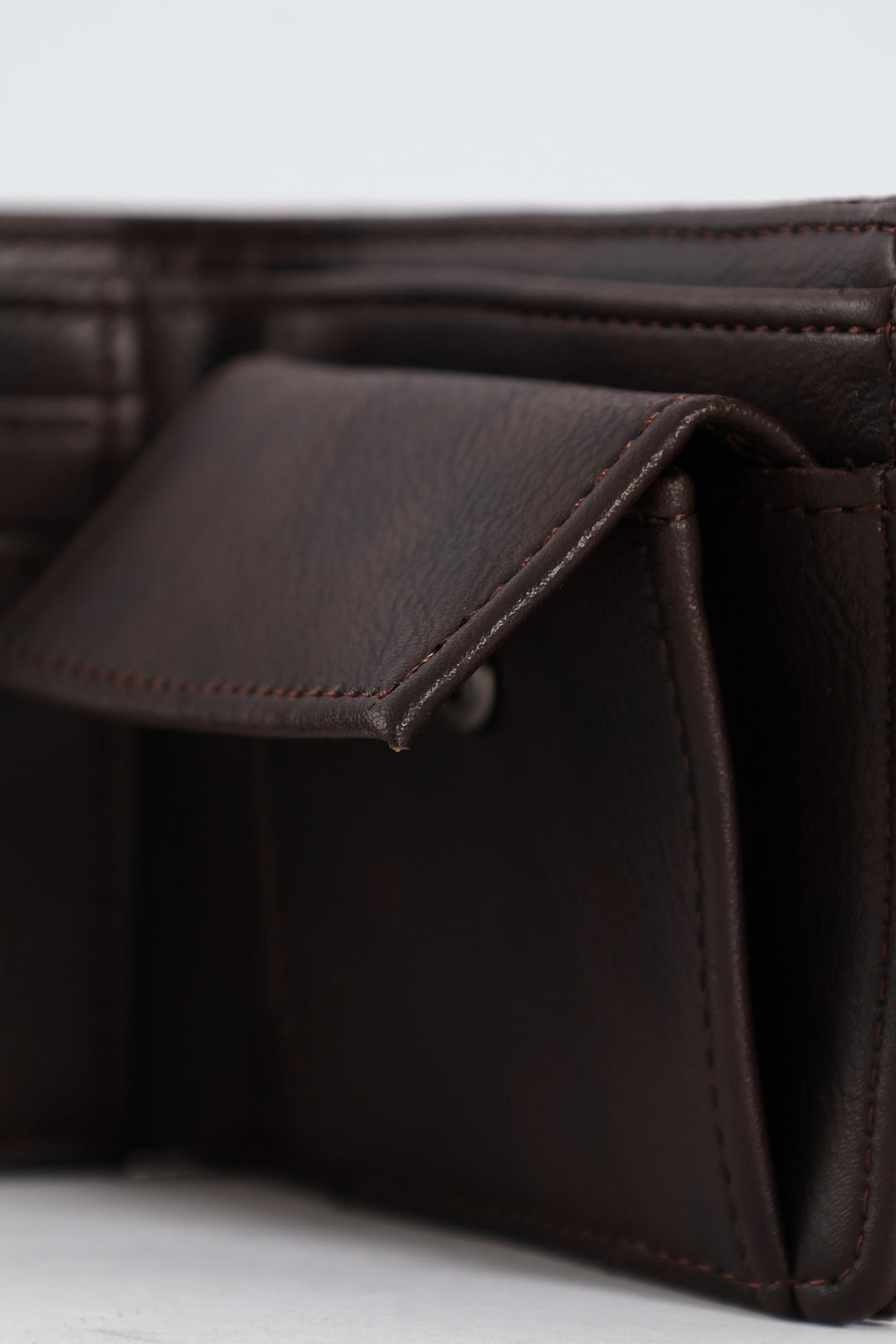 Embossed Wallet - Dark Brown