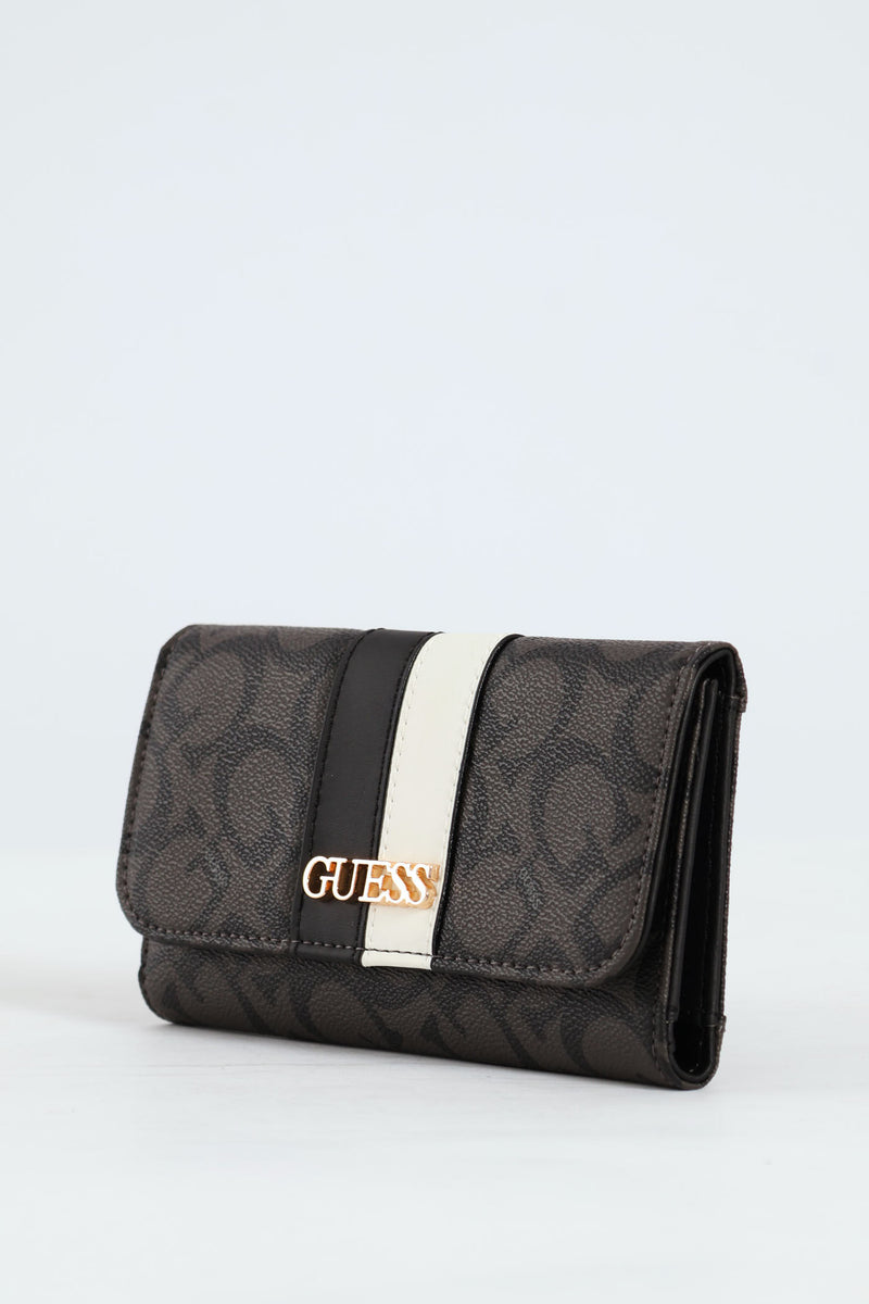 Kerry Slim Clutch Purse - Charcoal