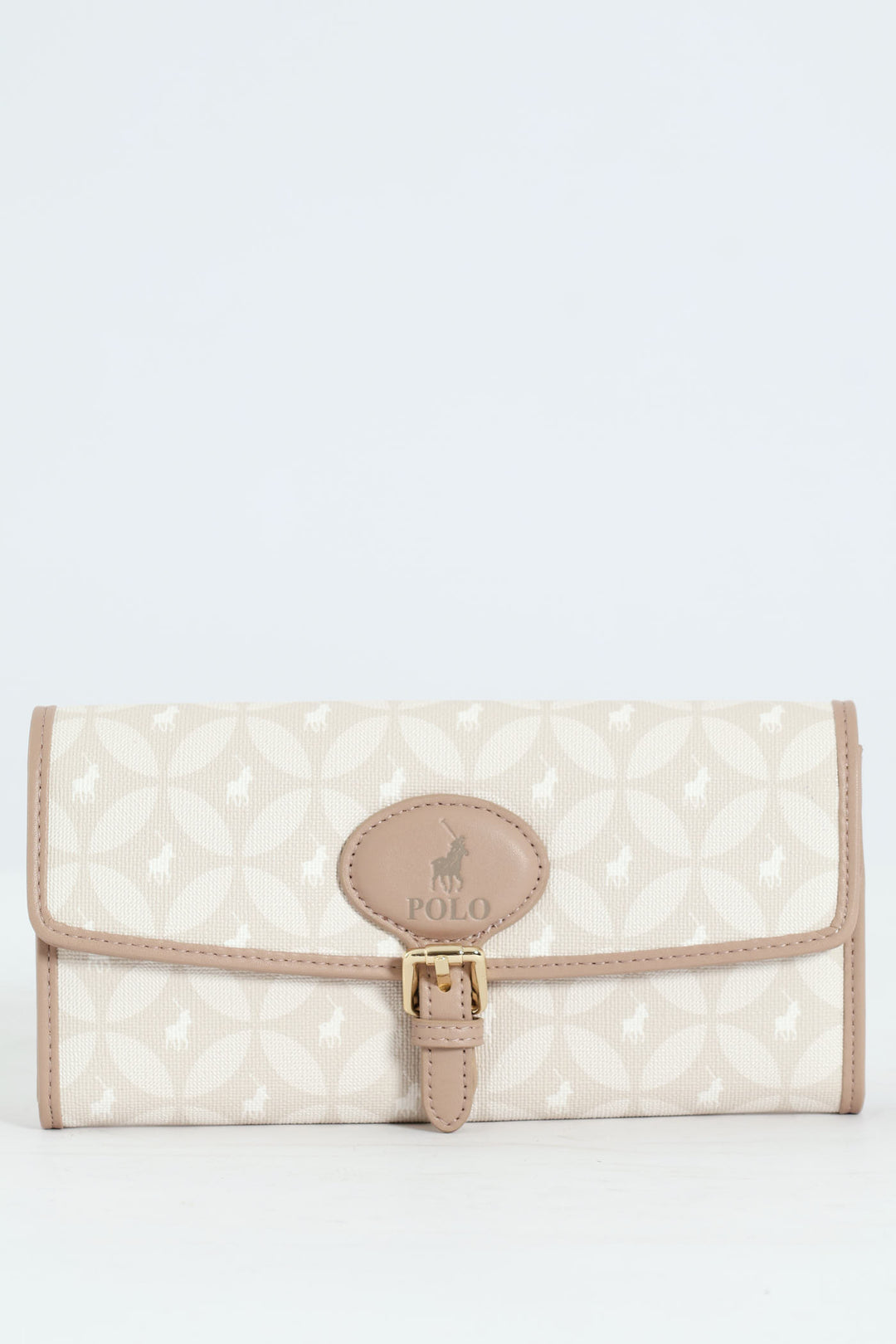 Porter Compact Trifold Purse - Taupe