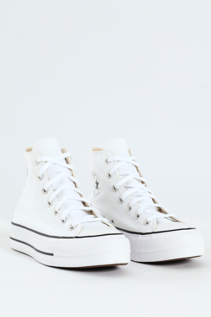 Chuck Taylor All Star Platform Canvas Sneaker - White