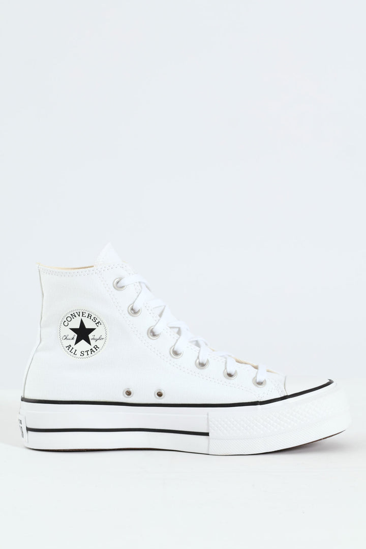 Chuck Taylor All Star Platform Canvas Sneaker - White