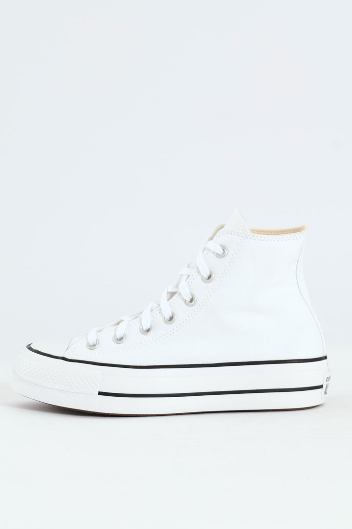 Chuck Taylor All Star Platform Canvas Sneaker - White