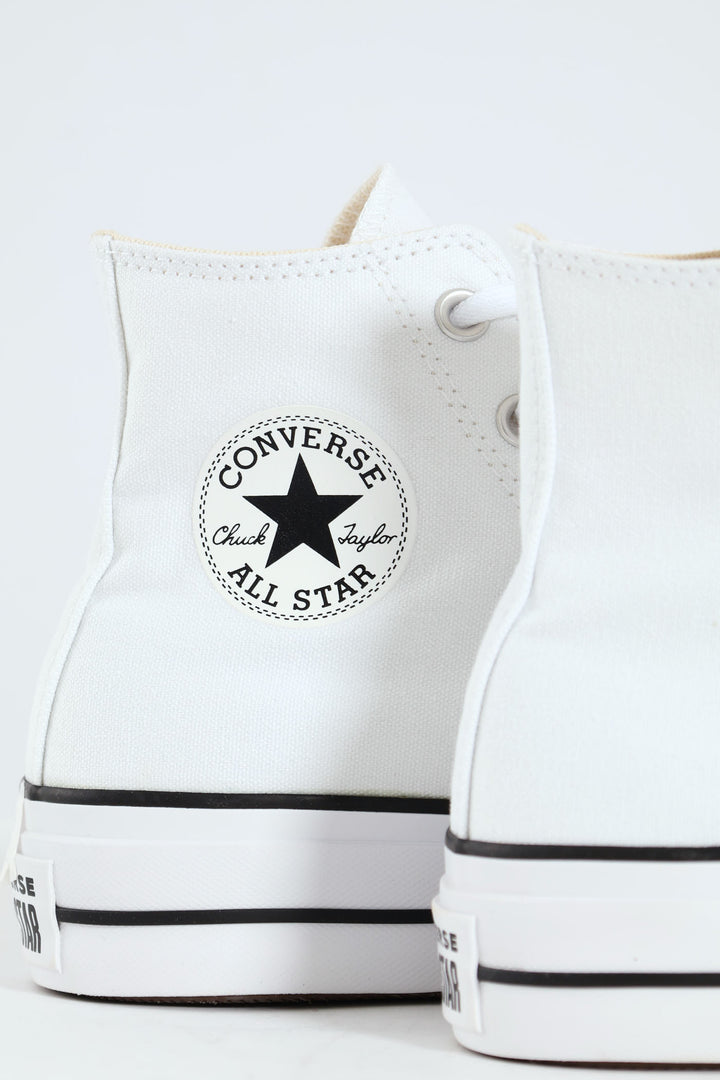 Chuck Taylor All Star Platform Canvas Sneaker - White