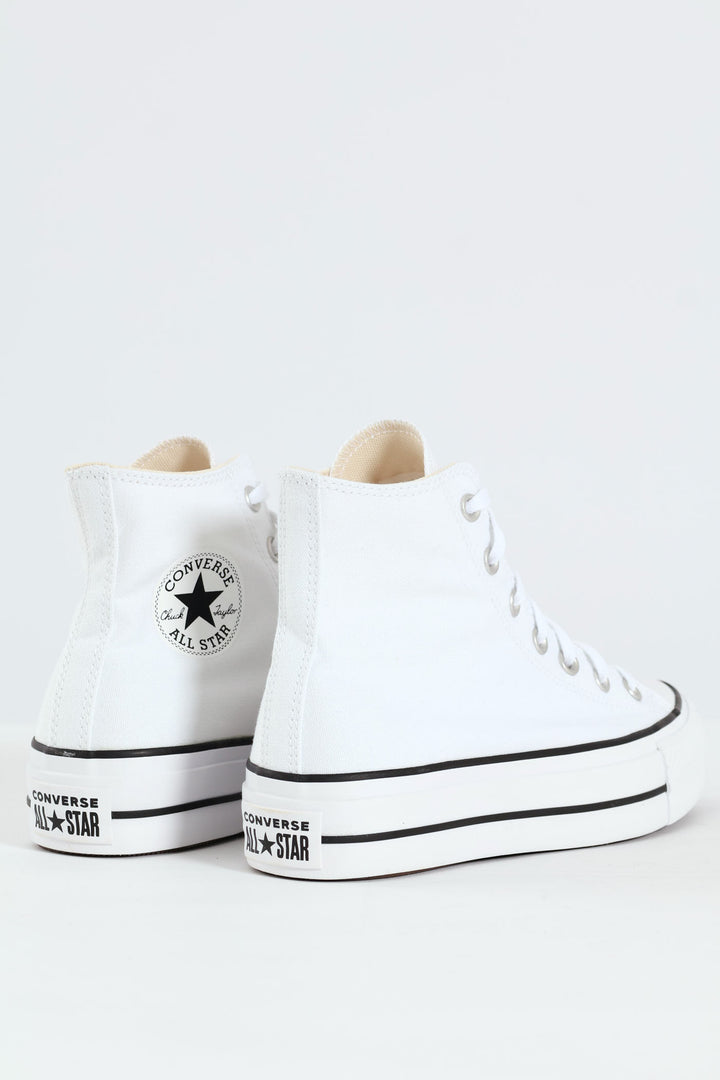 Chuck Taylor All Star Canvas Platform Sneaker - White
