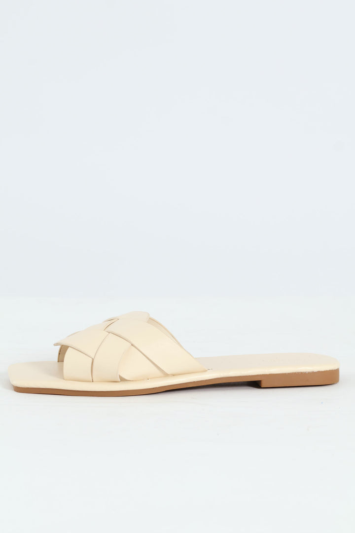 Slide Sandal - Cream