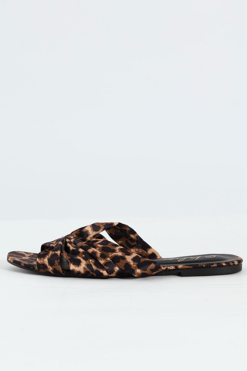 Printed Knotted Sandal - Multi