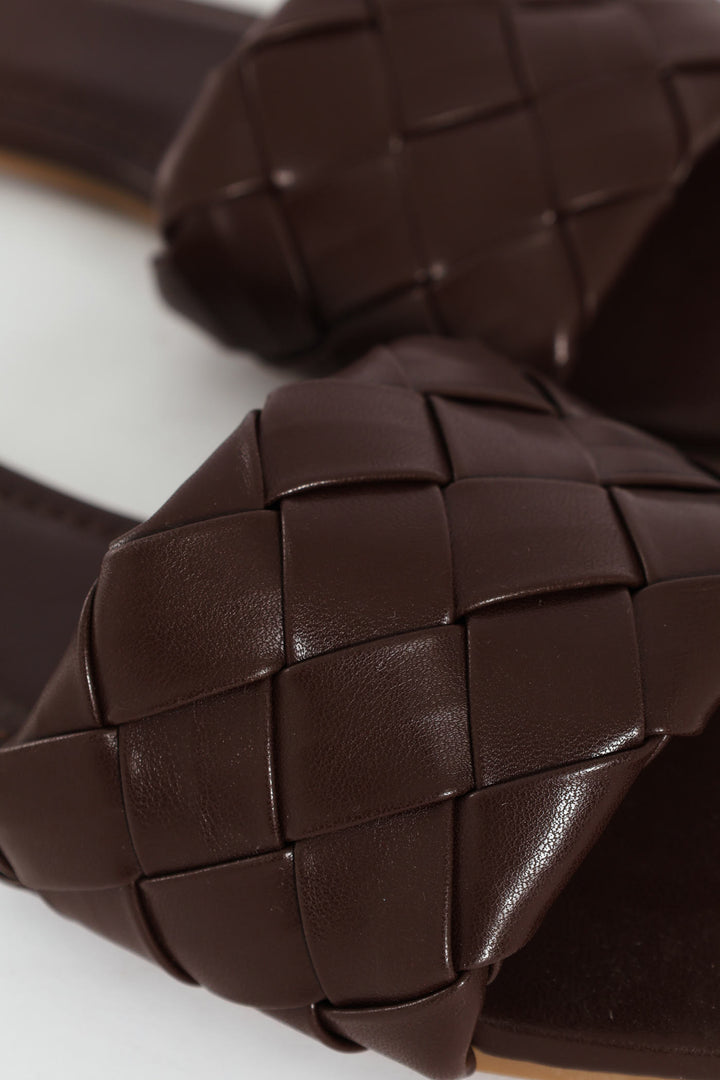 Slide Sandal - Dark Brown