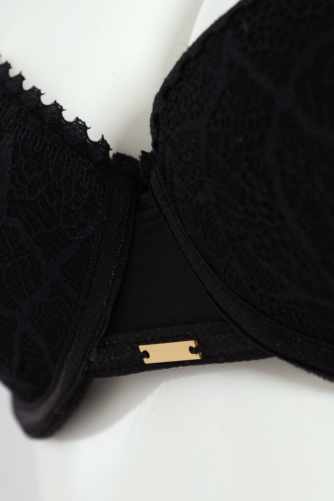 2 Pack Lace Balconette Bra - Rose/Black