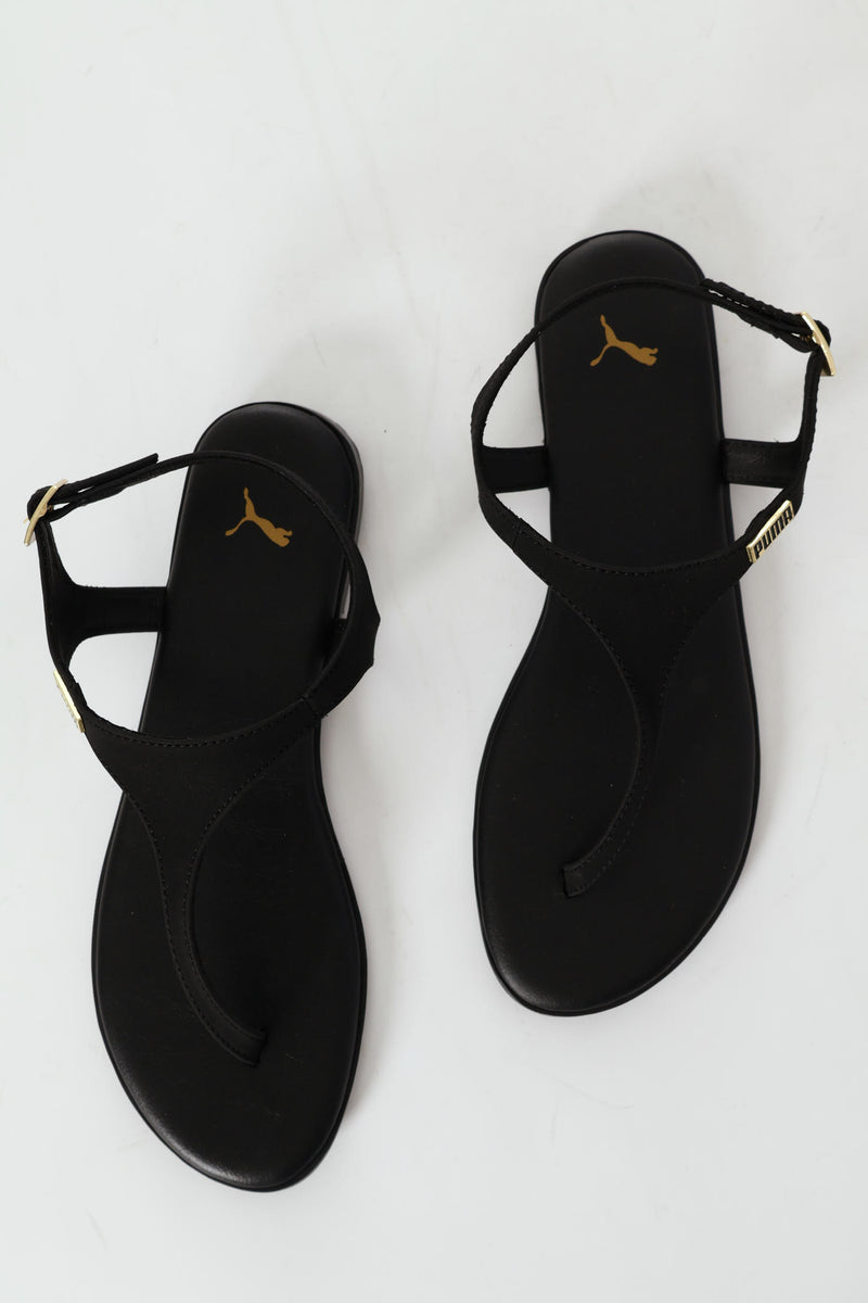 Stylecat Sleek Nubuck Sandal - Black