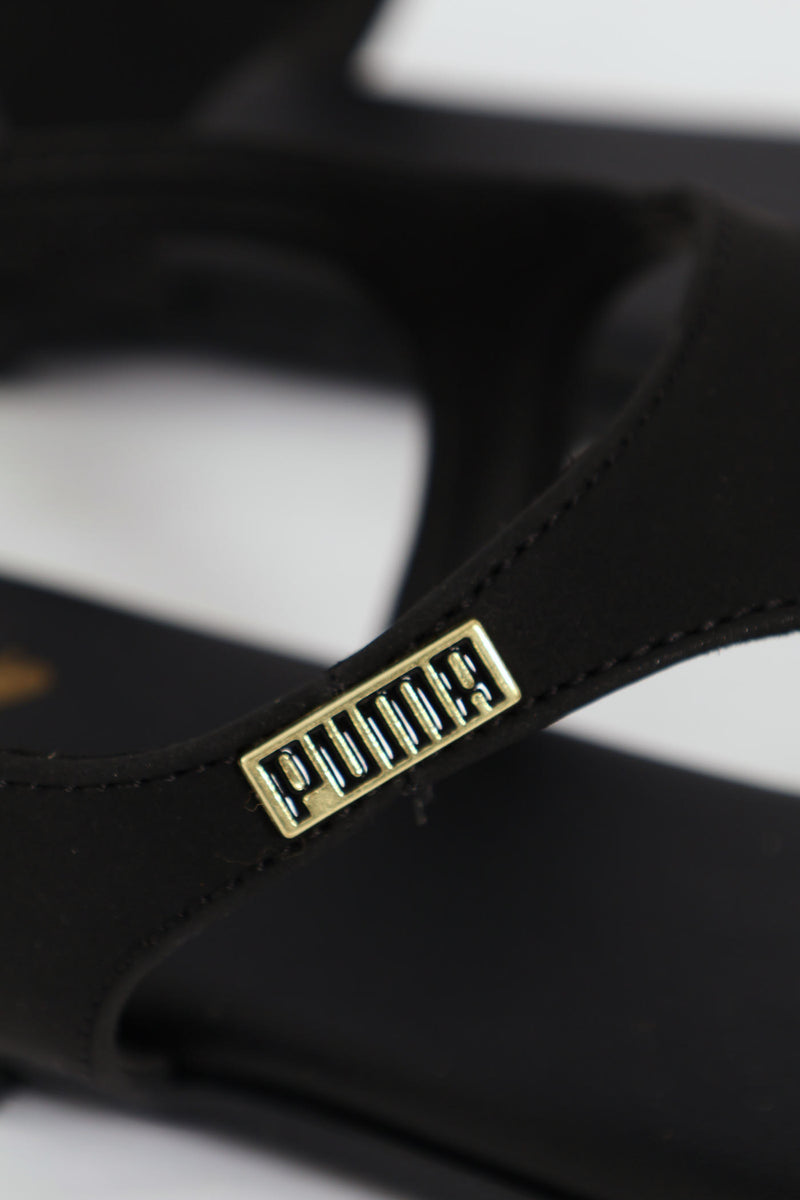 Stylecat Sleek Nubuck Sandal - Black