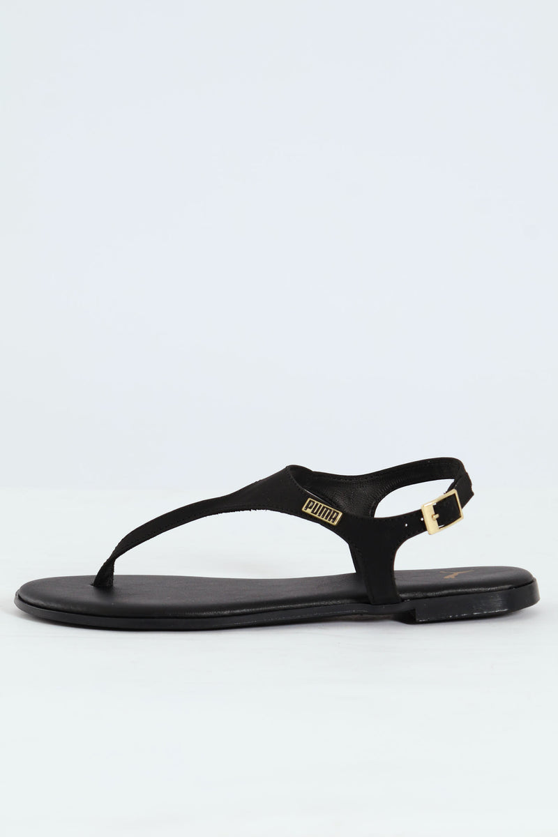 Stylecat Sleek Nubuck Sandal - Black