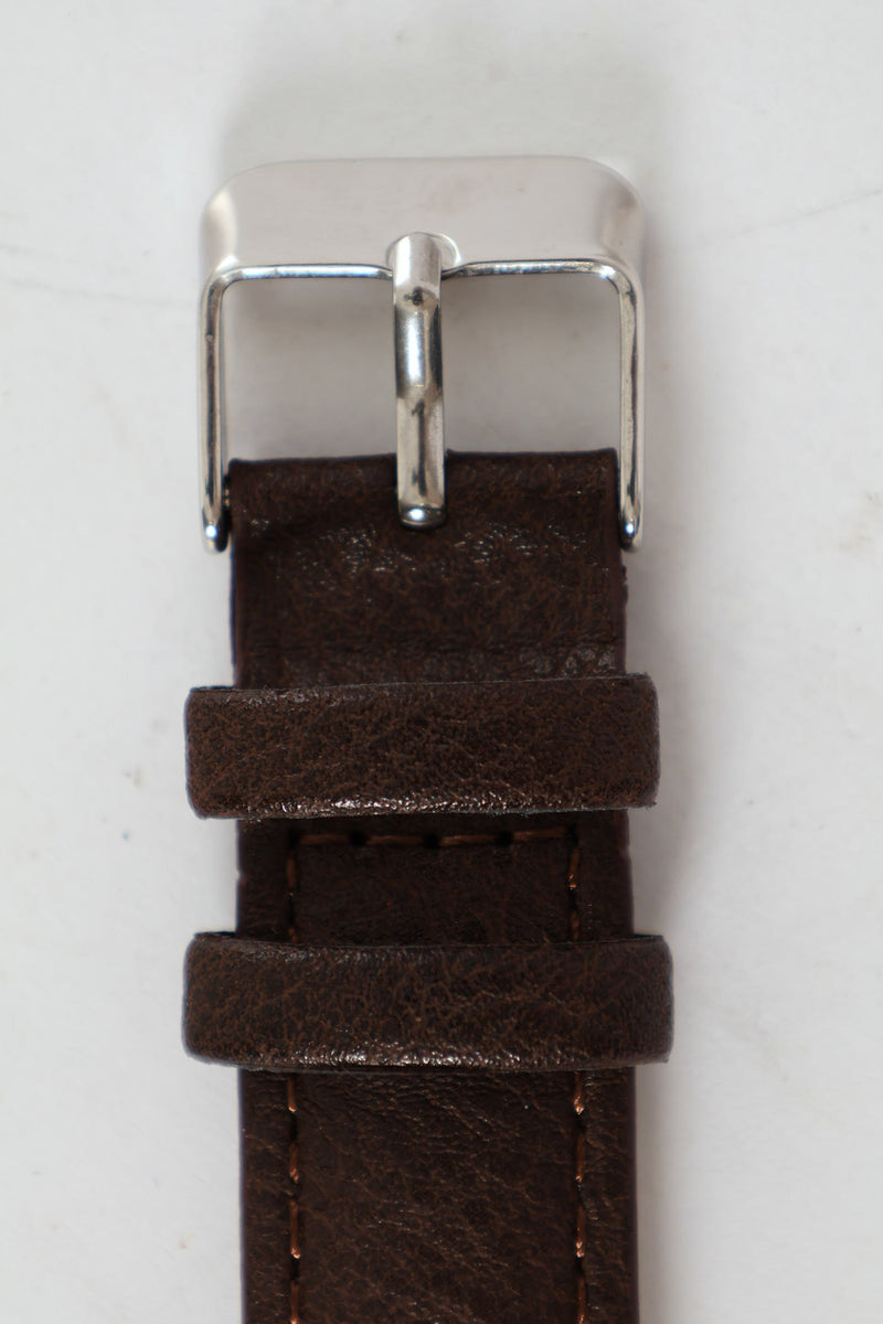 Leather Strap Digital Watch