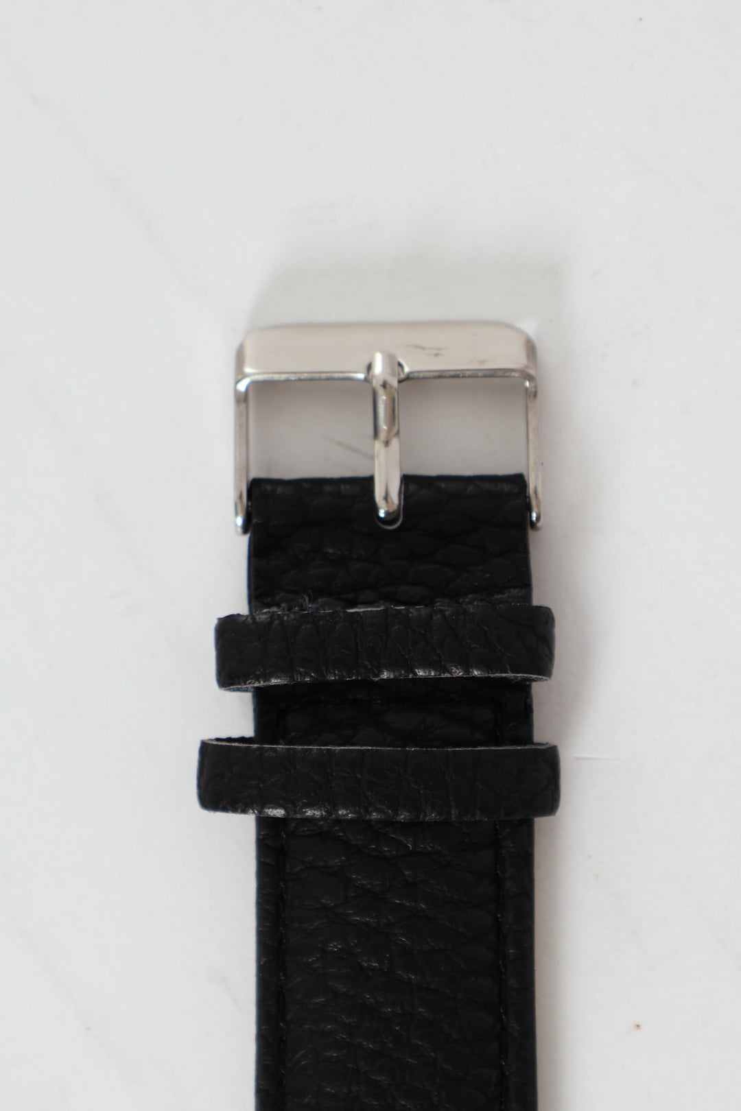 PU Grain Analogue Watch - Black