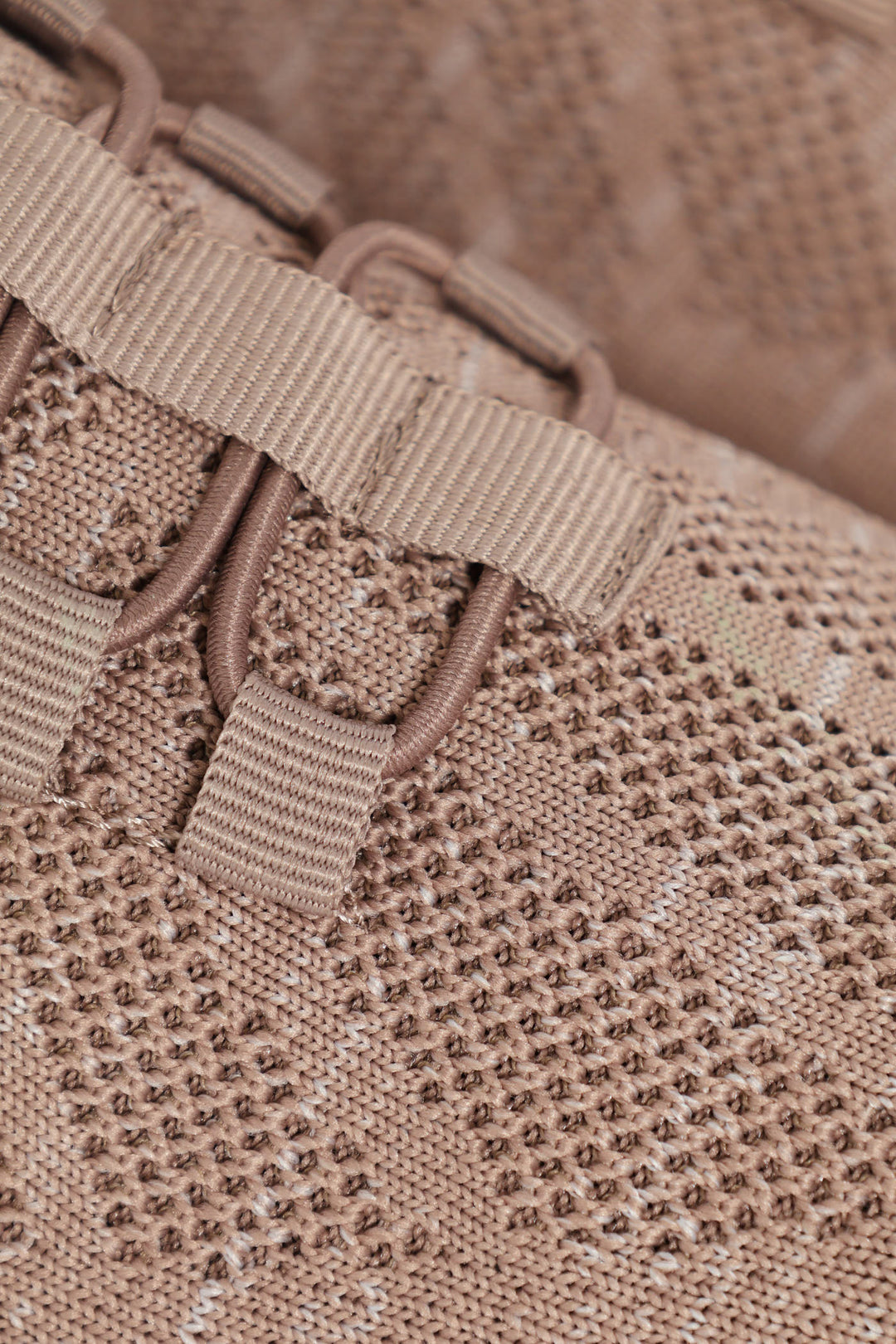 Soft Nansia Knit Lace Up Sneaker - Taupe