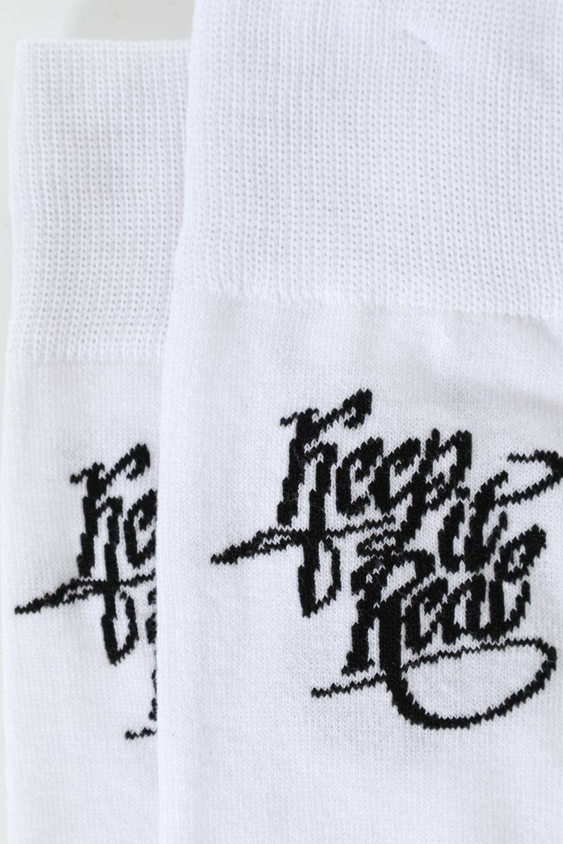 Keep It Real Happy Socks - Black/White