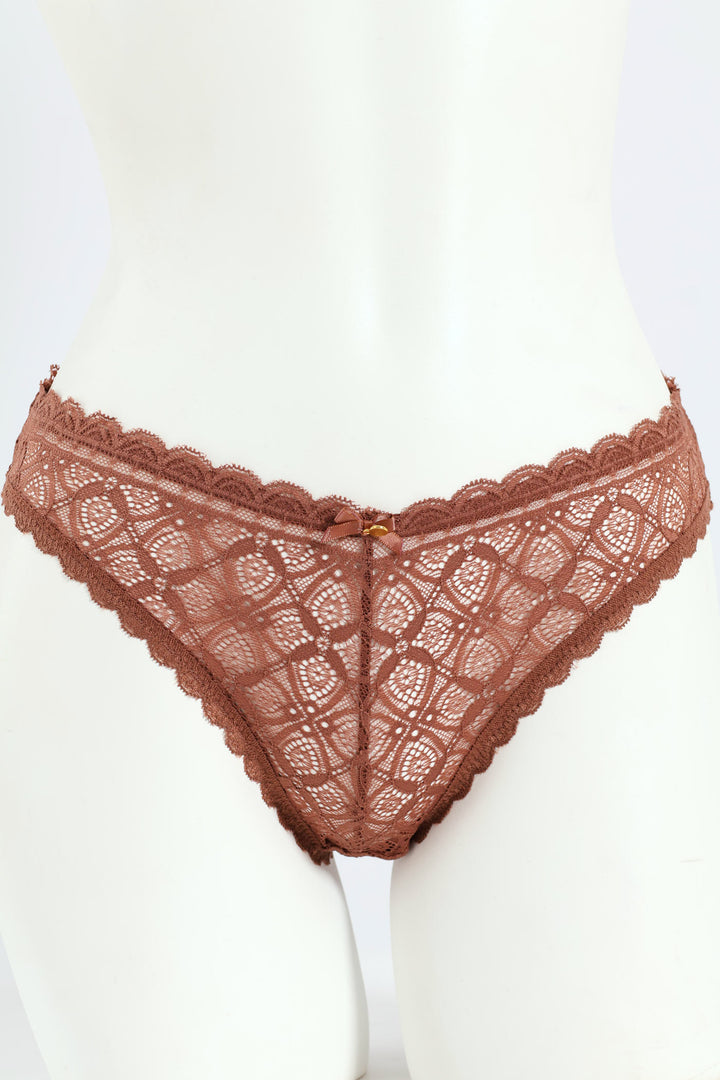 2 Pack Galloon Lace Brazilian Panties