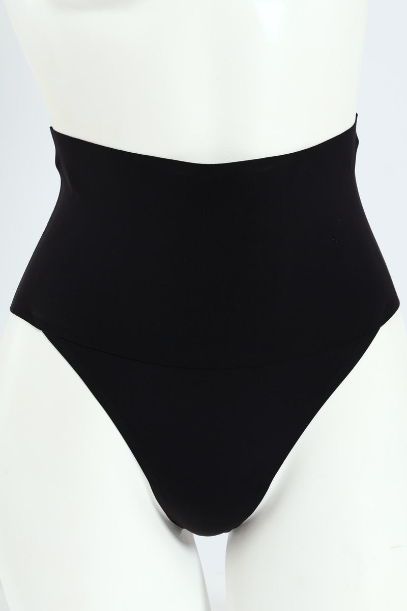 Polyamide Shaper Thong - Black