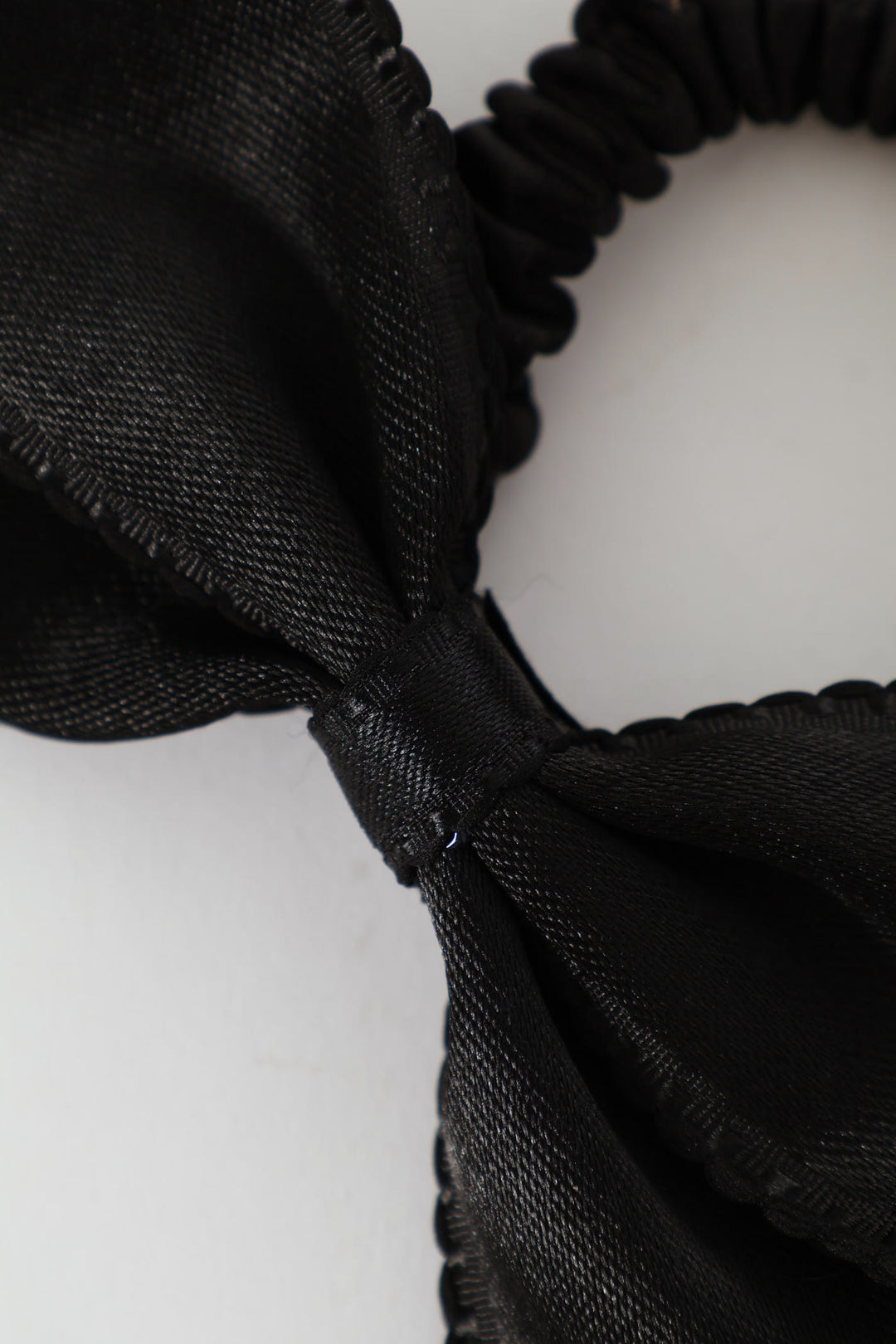 Girls Bow Scrunchie - Black