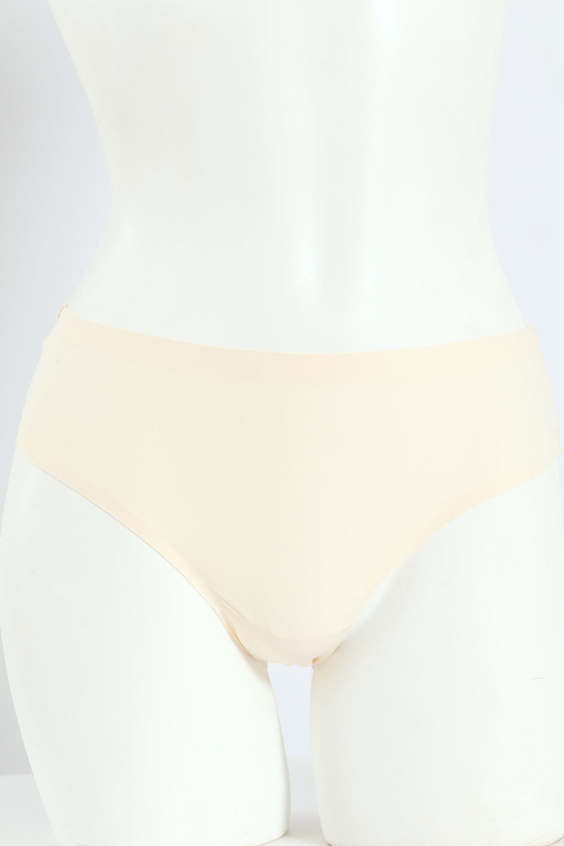 3 Pack Bonded Lace Midi Panties - Chocolate/Mocha/Pink