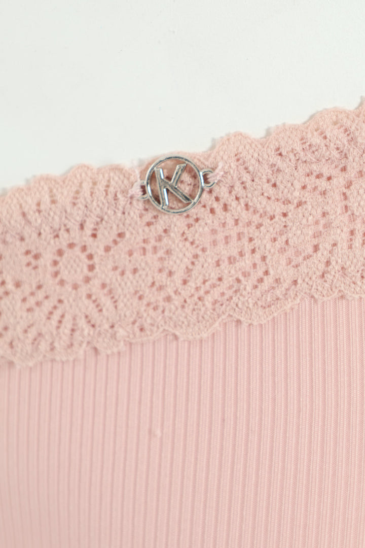 3 Pack Lace Trim Boyleg Panties - Milk/Black/Seashell