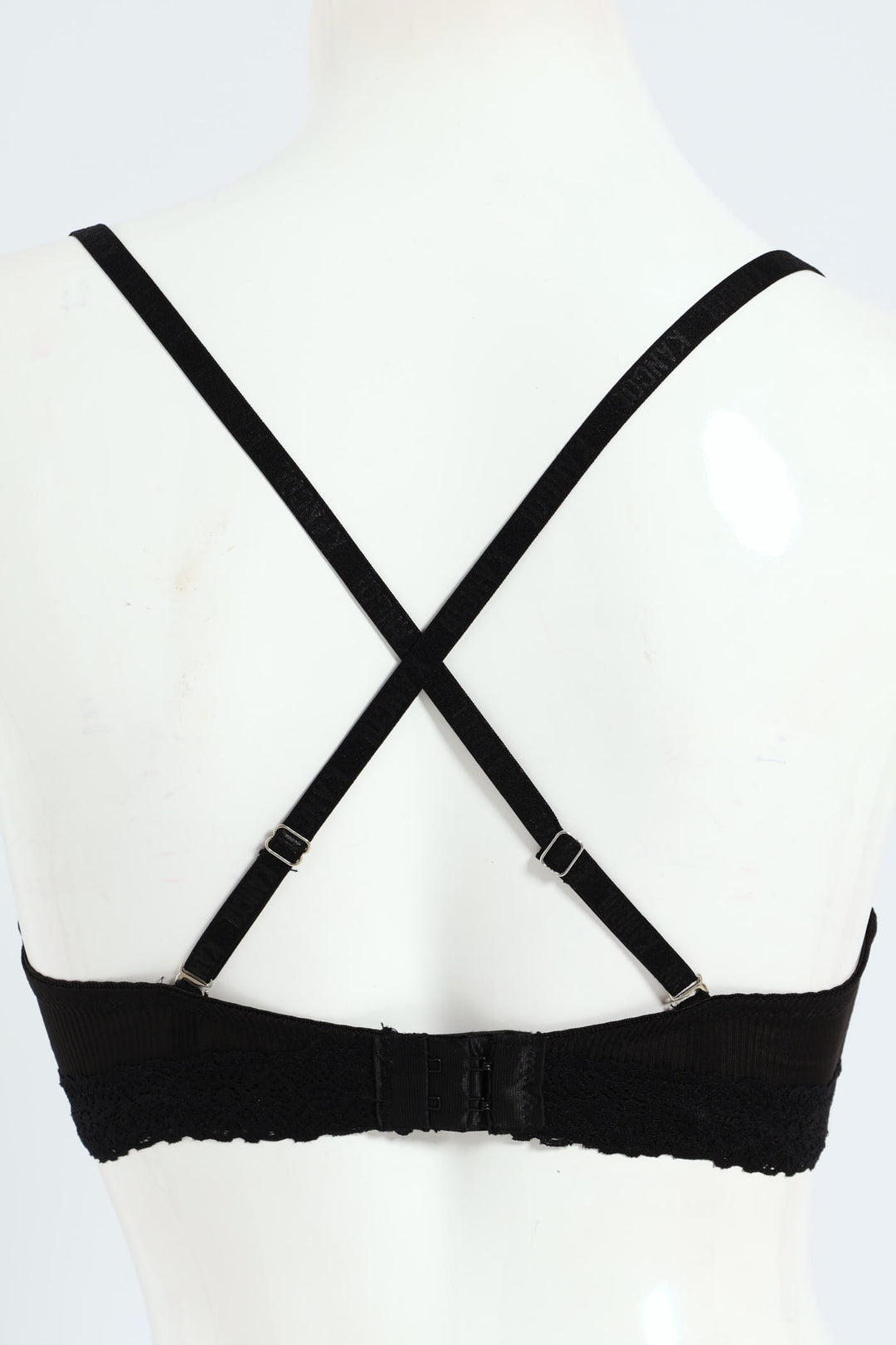 2 Pack Multiway Lace Trim Bra - Milk/Black