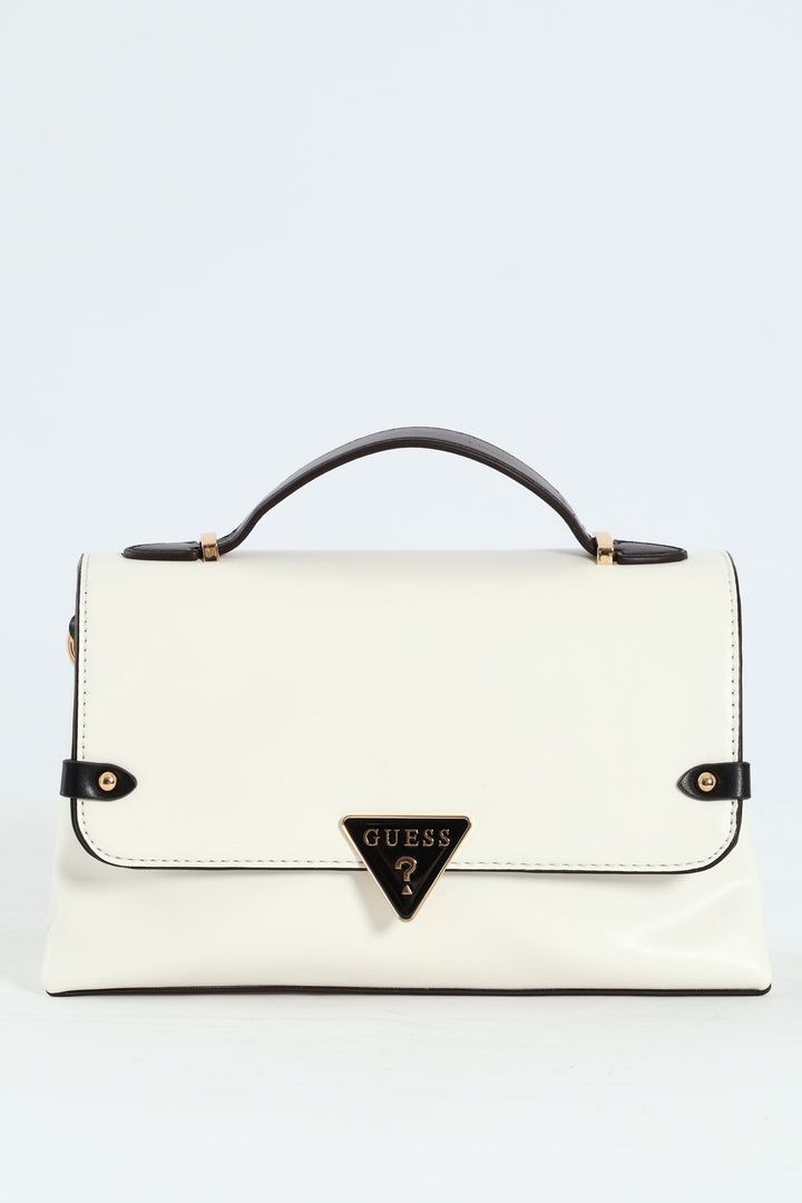 Marlena Top Handle Crossbody Bag - Cream