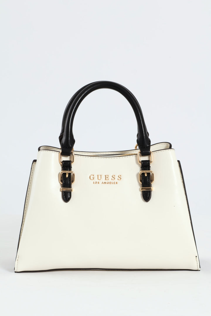 Barger Satchel Bag - Cream