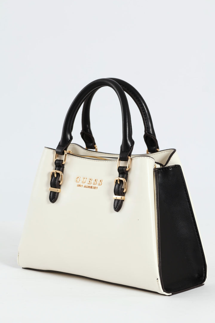 Barger Satchel Bag - Cream