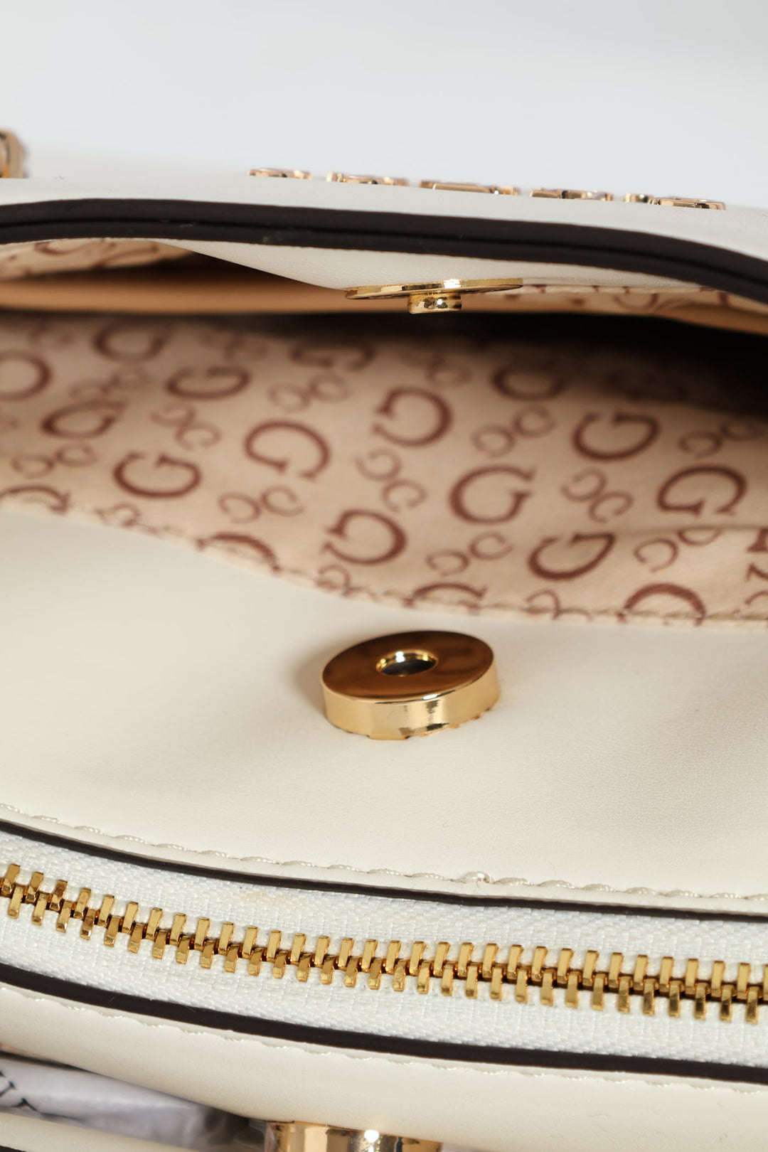 Barger Satchel Bag - Cream