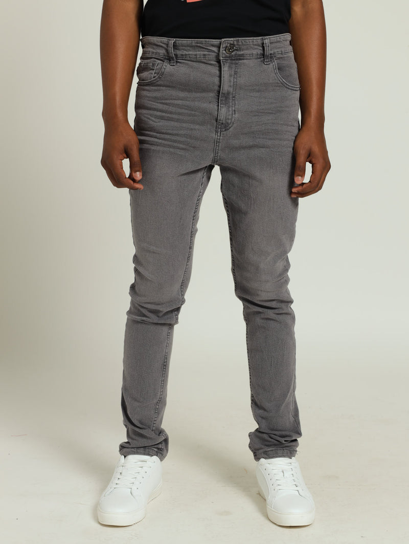 Boys Wash Denim Jean - Grey