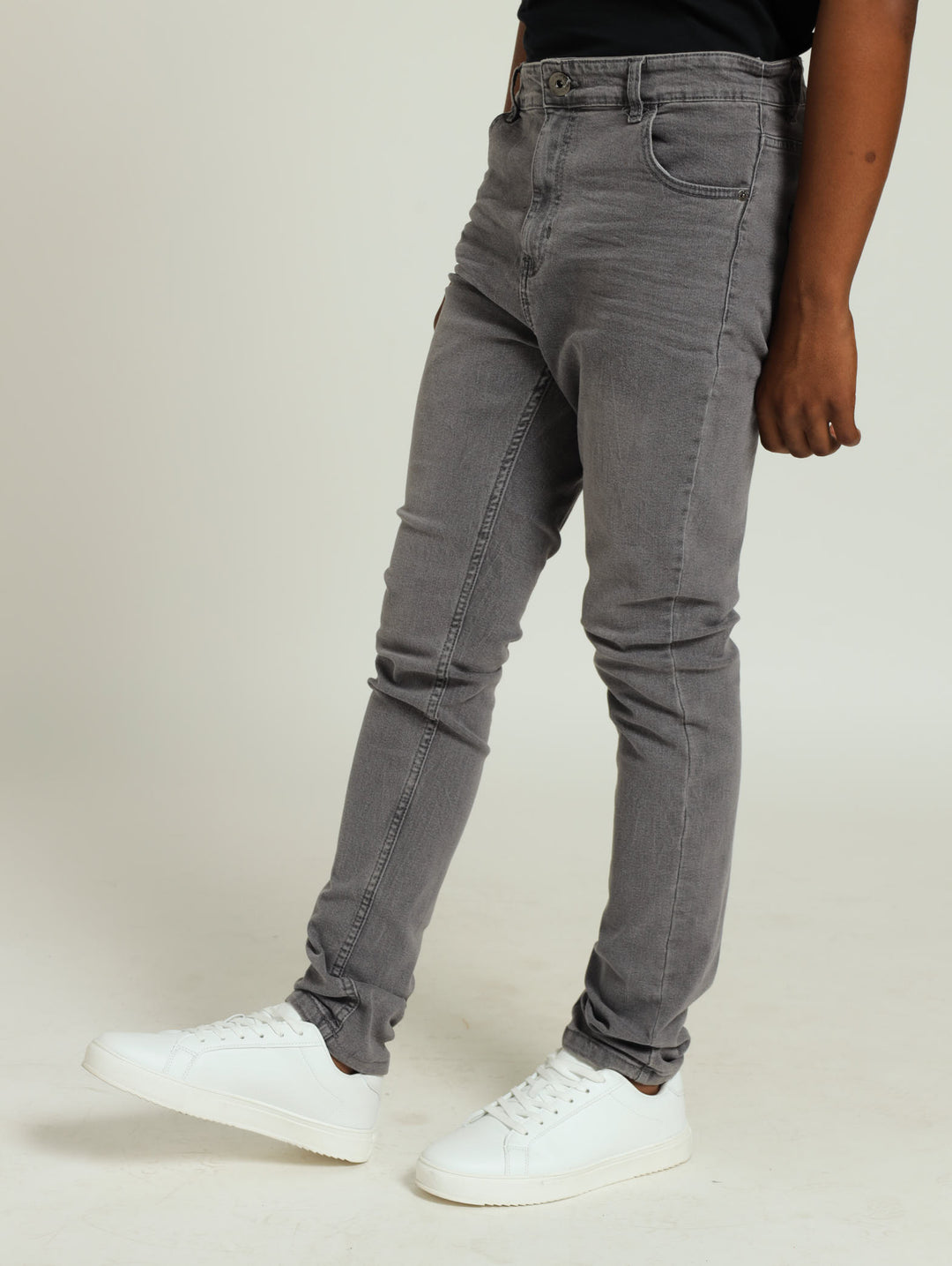 Boys Wash Denim Jean - Grey