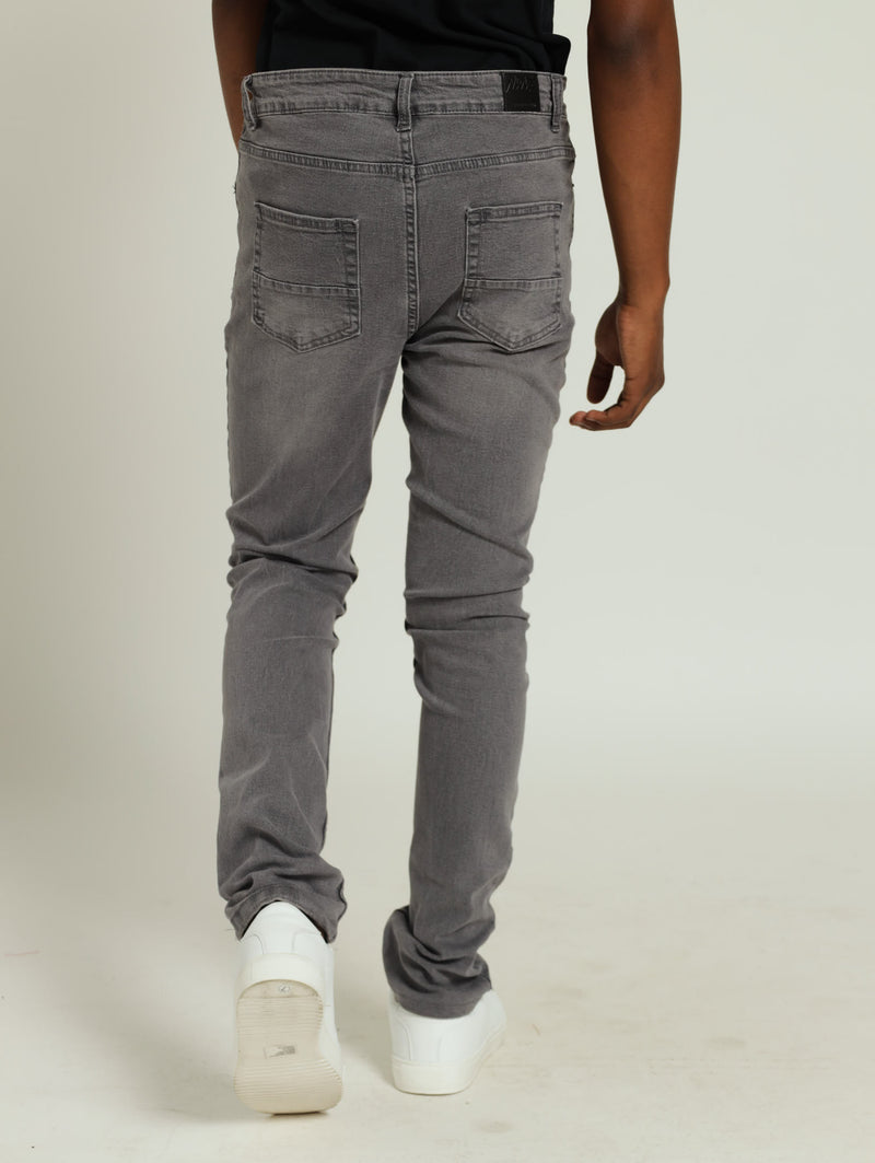 Boys Wash Denim Jean - Grey