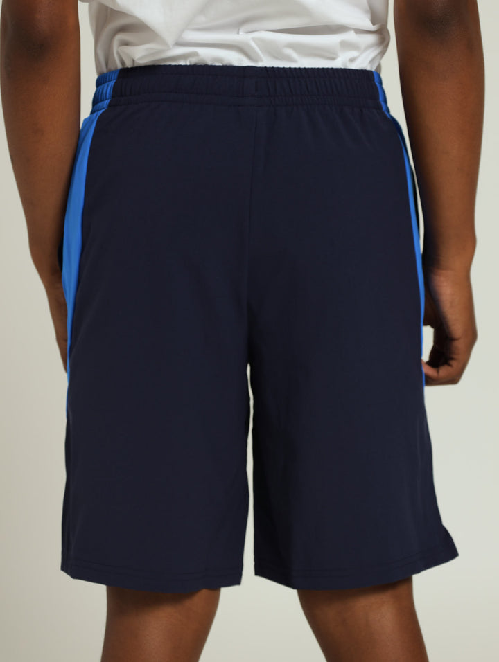 Boys Active Sports Woven Shorts - Navy