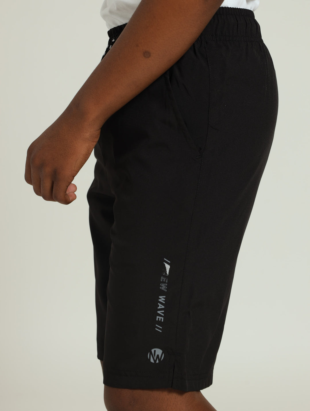 Boys Microfiber Shorts - Black