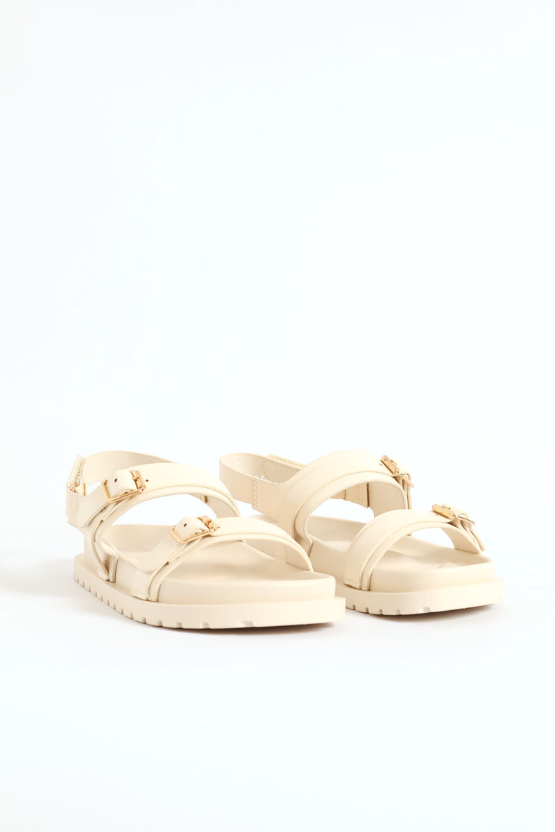 Girls Chunky Sandal - Ecru